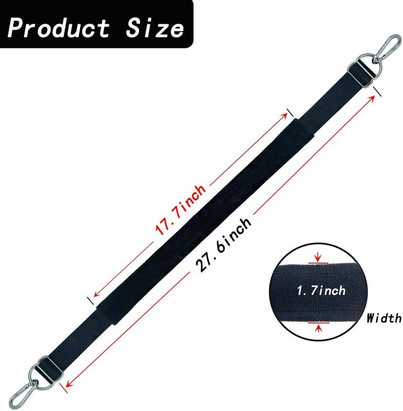 LOOEEL Pilates Equipment Hook and Tie Straps,Equipoise Body Cotton Straps,Suitable for Pilates Core Bed Accessories,Balance Training -Thickened Material 27.6 in. - Image 2